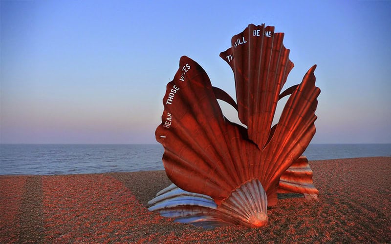 Maggi Hambling’s Scallop Maggi Hambling's Scallop